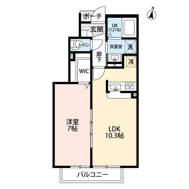 桜ハイツ の間取り