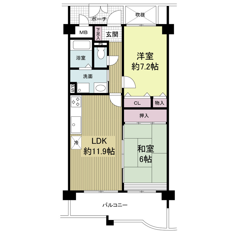 KDXレジデンス夙川ヒルズ 　1番館の間取り