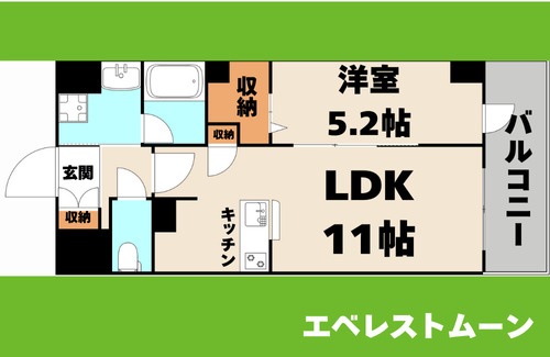 ウインナーワルツ名駅の間取り