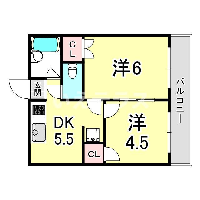 サンコート中之島の間取り