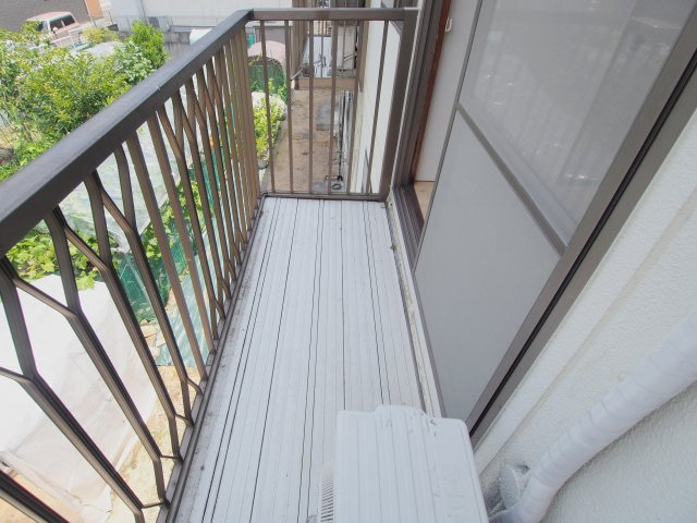 サンハイム川本のバルコニー