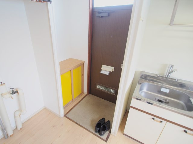 サンハイム川本の玄関