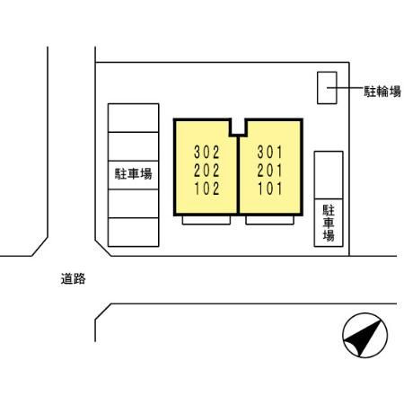 ＷＥＳＴ　ＷＩＮＧの区画図