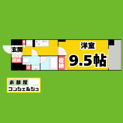 ロイヤルパークスＥＲささしま　WESTの間取り