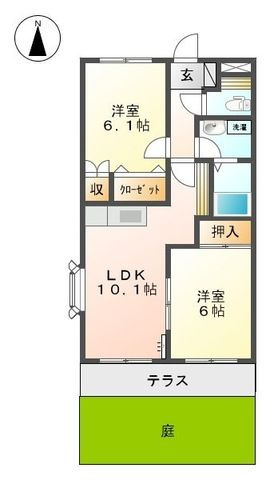 コンフィデンスⅡの間取り