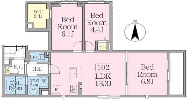 【間取り】 | コリーヌ駒場池尻