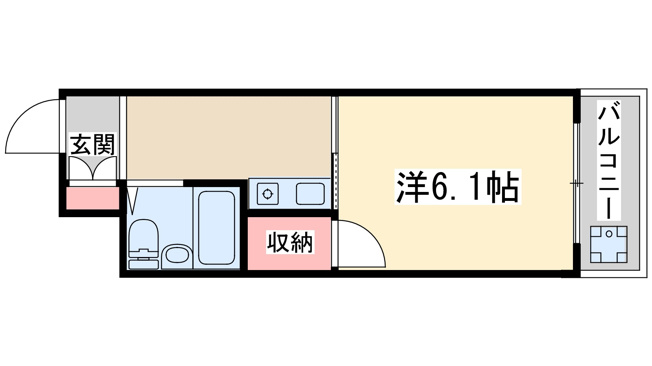 【間取り】 | プランドール天満