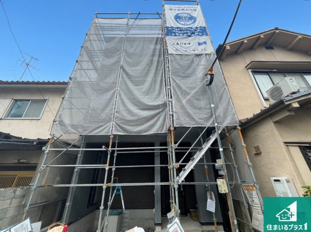 ★宇治市小倉町山際　新築一戸建ての外観|現在建築中！落ち着いた街並みで新生活を始めることが出来そう！周辺の物件も併せてご紹介させて頂きます！
