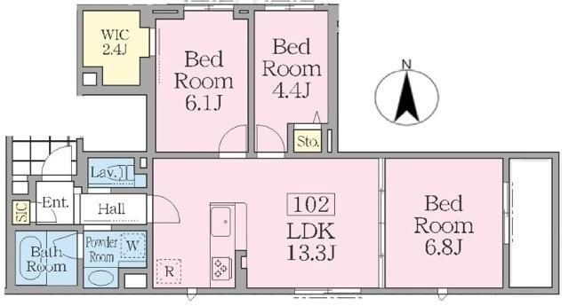 【間取り】 | コリーヌ駒場池尻