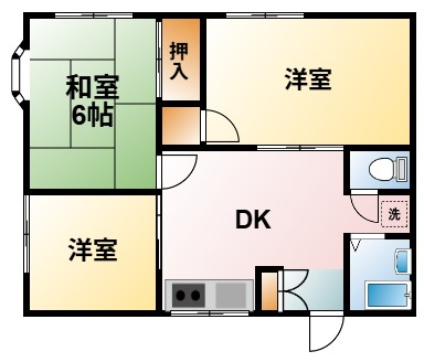 ハイム求名の間取り