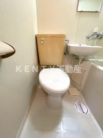【トイレ】 | スカイコート蒲田第５ | シンプルで使いやすいトイレです