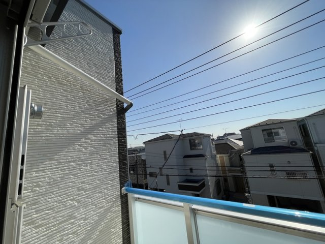 ヴィラ川口元郷のバルコニー