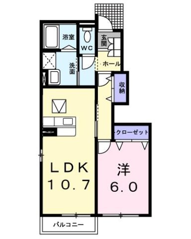サンリットＳ・Ⅰの間取り