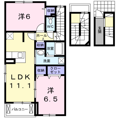 ソレイユラックの間取り