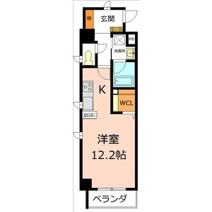 アーバンライフ名駅ウエストの間取り