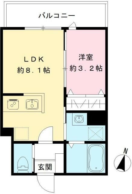 ハーモニー二葉の間取り