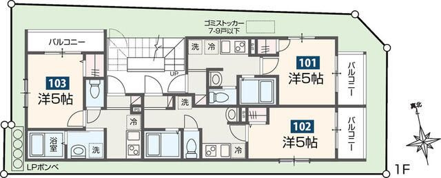 メルディア巣鴨の間取り