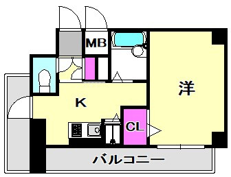 リーガル神戸元町の間取り