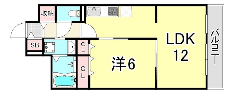 パルク大西の間取り