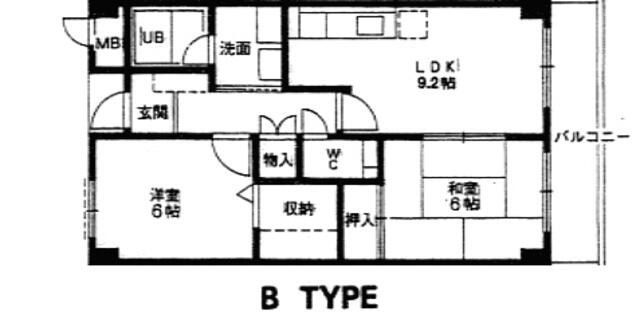 ル・ソレイユ須磨の間取り