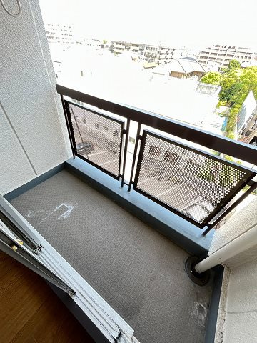 甲子園第6コーポラスのバルコニー