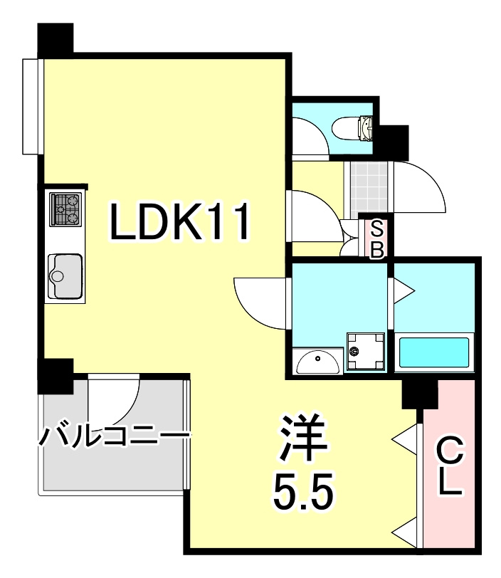 陽光プラザの間取り