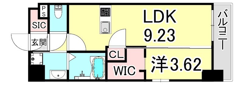 Bris西宮の間取り