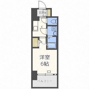エスリード難波ザ・アークの間取り
