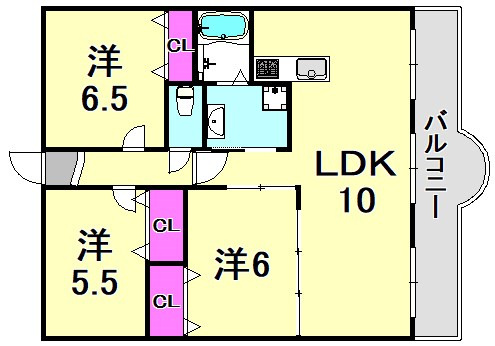福々邸壱番館の間取り