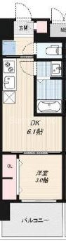 Dimora難波の間取り