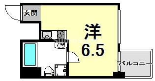 イーストヴィレッジ三宮の間取り