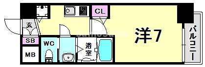 アスヴェル神戸ハーバーサイドの間取り