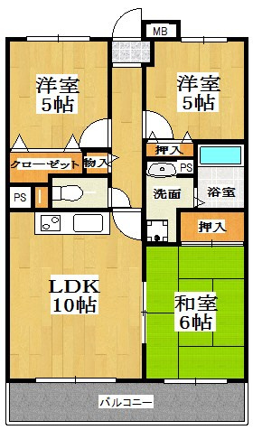 ストークコートの間取り