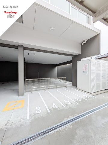 Q-STAGE姪浜の駐車場