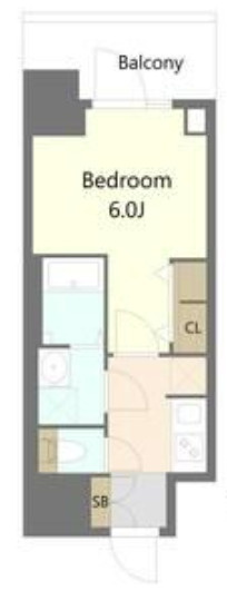 S-RESIDENCE松屋町asenceの間取り
