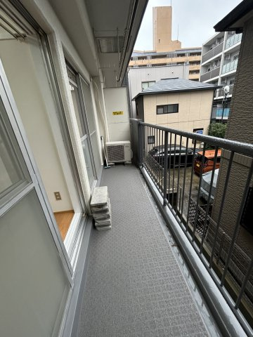 神装コーポのバルコニー