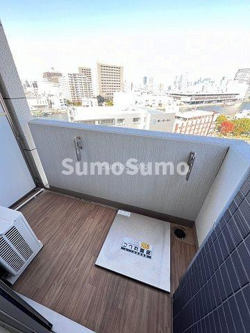 アドバンス大阪セレーノのバルコニー