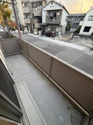 fika蓮宮のバルコニー