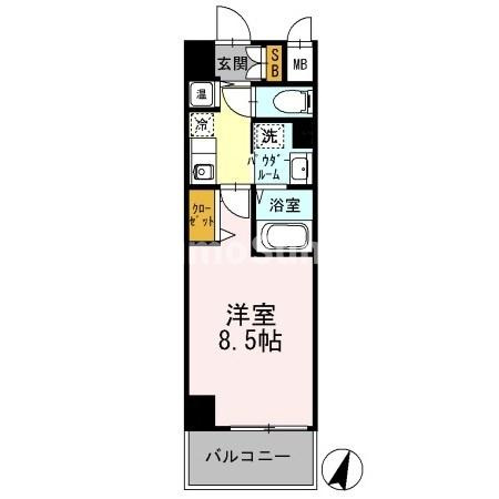 カスタリア三宮の間取り