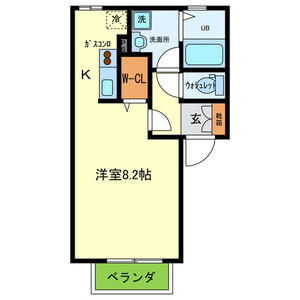 ウィルモア春日の間取り|忙しい朝には欠かせない洗面所です
