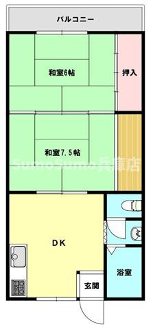 石上マンションの間取り