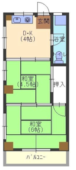 栄マンションの間取り