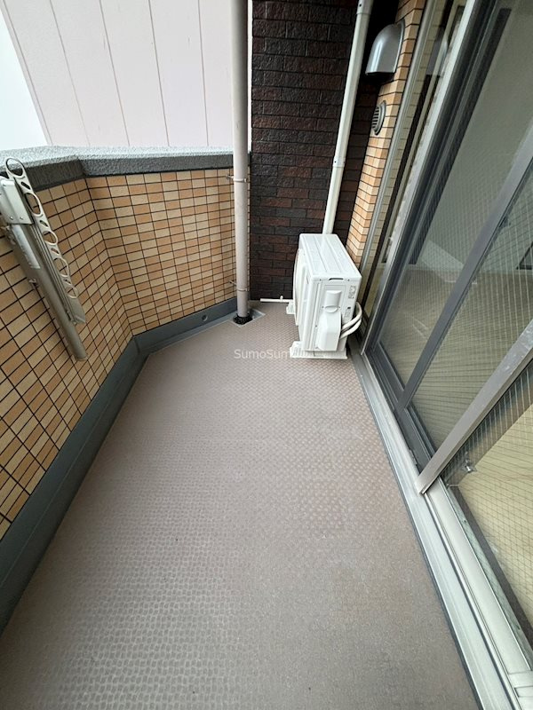 グランシス天満橋のバルコニー