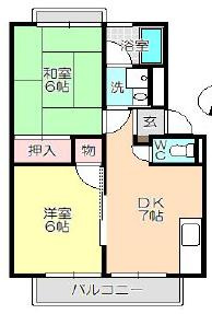 コートビレジ1の間取り