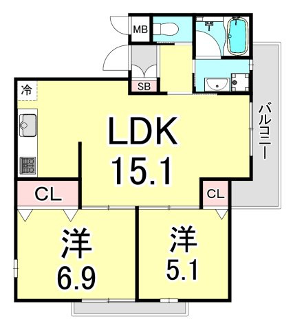 フォレポルトの間取り