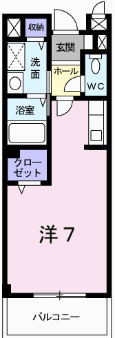 タウニー北条　２の間取り