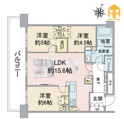 BrilliaTower箕面船場 TOP OF THE HILLの間取り|※現況と図面が異なる場合現況を優先いたします。