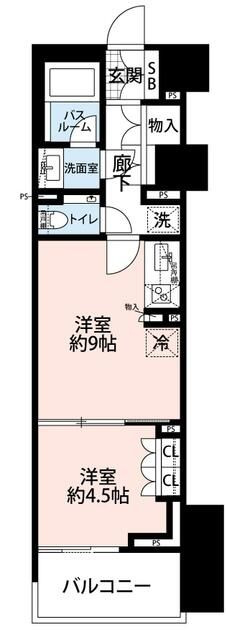 イノバス不動前の間取り