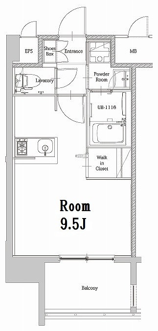 新品家具付きマンション築港本町21(KaGood福岡)の間取り|※間取りと異なる場合は現状を優先します。