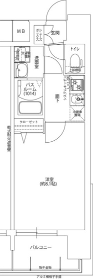【間取り】 | レジデンス大阪福島フォルテ